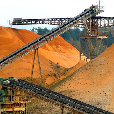 Banda transportadora para minería